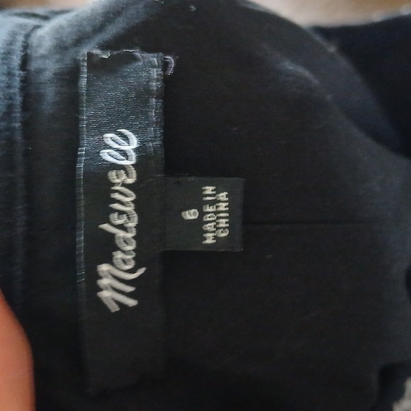 Madewell black boho midi dress side 6 - Picture 8 of 12